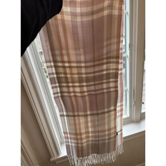 Classic Winter Women Men 100% Cashmere Feel Soft Scarf Plaid Scarve. Used. - Picture 2 of 7